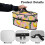 Lemons Pattern Polyester Travel Iron Holder Bag, Case Only 5