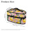 Lemons Pattern Polyester Travel Iron Holder Bag, Case Only 6