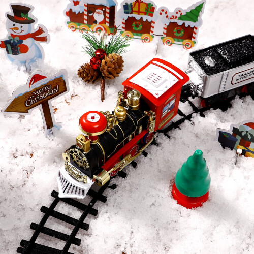 Trem elétrico de Natal com luzes e sons 1
