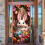 Ensemble de 4 housses de porte lapin de Pâques 35 x 78 pouces 3