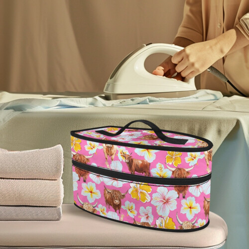Garment Steamer Case Polyester Cow Floral Pattern 1