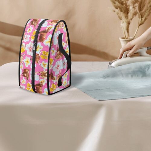 Garment Steamer Case Polyester Cow Floral Pattern 2
