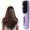 Go Brush Pro2025Φορητή βούρτσα ισιώματος με οθόνη LCD θερμοκρασίας, γρήγορης θέρμανσης 8