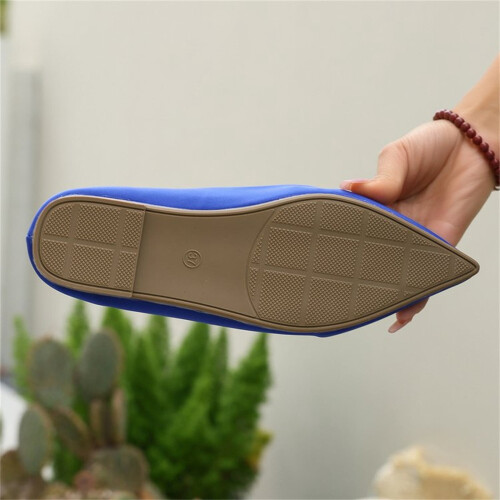 Willtoo Damenmode, einfarbige, spitze Freizeitschuhe, flache Schnürschuhe 2