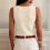 Dames casual top beige maat L 3
