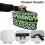Portable Iron Storage Holder Clover Leopard Print Bag 5