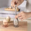 Durable 304 Stainless Steel Egg Opening Tool Set With Three Egg Holders 4