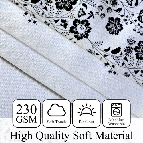 Mizhona Blackout Curtains for Bedroom Geometric Pattern 2 2