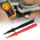 High Voltage Testing Probe Wire, Electrical Fault Finding Multimeter Banana Plug Flexible Silicone Cable Car Electronics Testing Stackable Banana 2