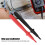 High Voltage Testing Probe Wire, Electrical Fault Finding Multimeter Banana Plug Flexible Silicone Cable Car Electronics Testing Stackable Banana 8