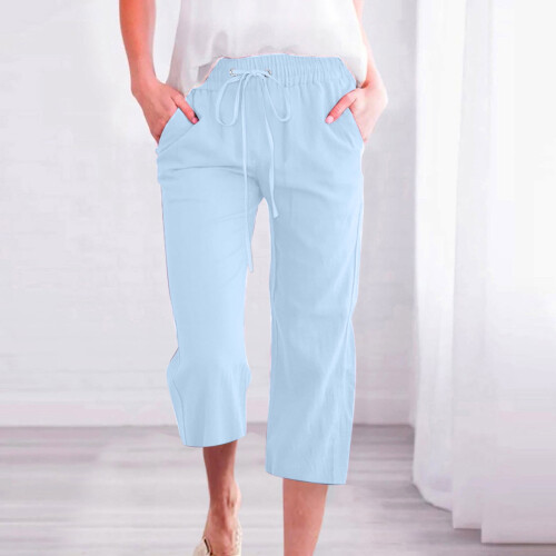 Γυναικεία Plus Size Εκκαθάριση Κάτω των 10 Γυναικεία Τζιν με Ίσια Μέση, Εσωτερική Ραφή 1