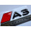 Audi A3 2020+ Gloss Black Badge RED SQUARE 1