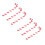 6 Pcs 87cm Christmas Inflation Walking Sticks Creative Stripe Pattern 8
