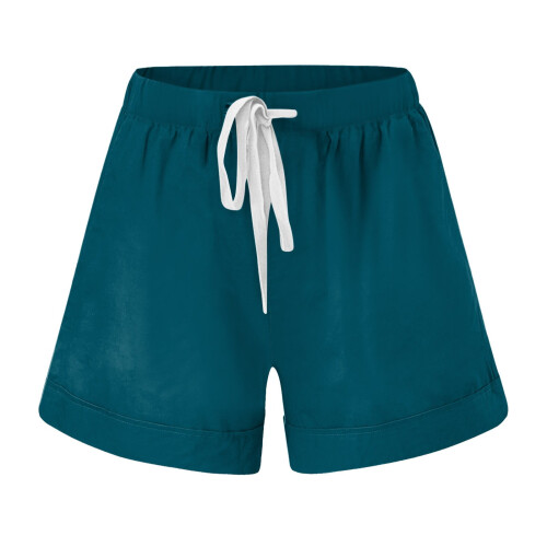Short d'été à cordon de serrage, taille élastique, léger et décontracté, avec poches 2
