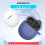 Capa protetora de silicone macio para fones de ouvido Google Pixel Buds 2A com chaveiro. 3