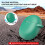 Capa protetora de silicone macio para fones de ouvido Google Pixel Buds 2A com chaveiro. 7