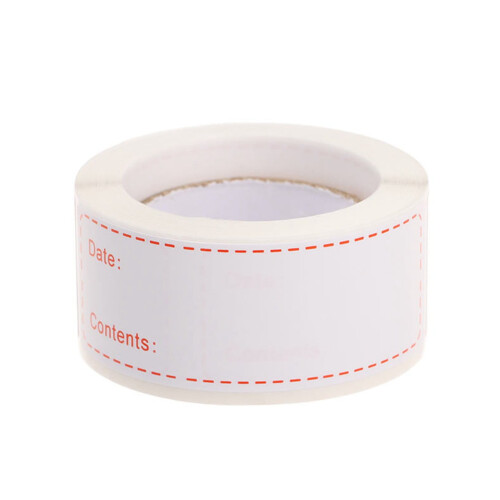 Removable Food Stickers Red 125 Pcs 1