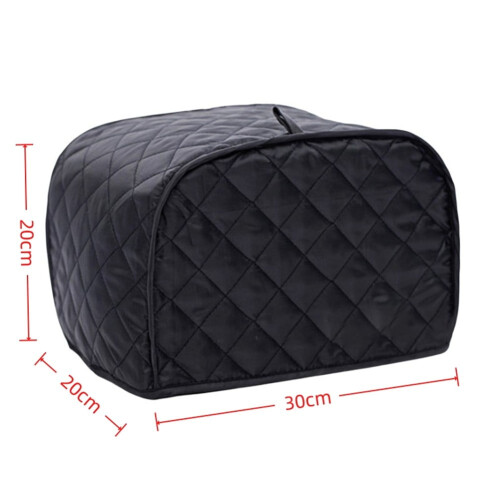 Elegant Black Toaster Cover For Standard For 2 Slice 4 Slice Bread Maker 1