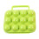 Portable Folding Egg Container Holder, Shockproof Plastic Egg Box with Handle – Compatible with Standard Eggs 8