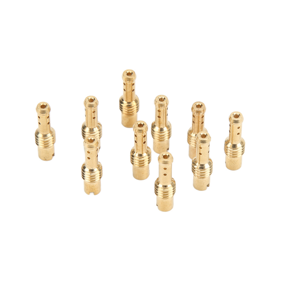 10Pcs Metal Carburetor Slow Jets For Vm28/Hsr42/45/48 10-32.5 9351376330460