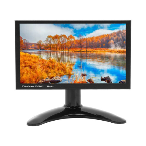 Οθόνη διεπαφής πολυμέσων HD 7 ιντσών με ενσωματωμένα ηχεία εισόδου/εξόδου SDI, 1