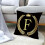 Decorative Pillow Case Skin-Friendly Washable Black Gold 4