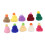 Mini Wool Knitted Hat 10Pcs Assorted Color Tiny Crochet Caps For Crafts Scene Layout 5
