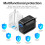 Φορτιστής USB QC3.0 20W Γρήγορος φορτιστής USB C για smartphones Κεφαλή φόρτισης διπλής θύρας 4