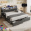 3ft Single Daybed with Pull-out Trundle and Storage Drawer 17