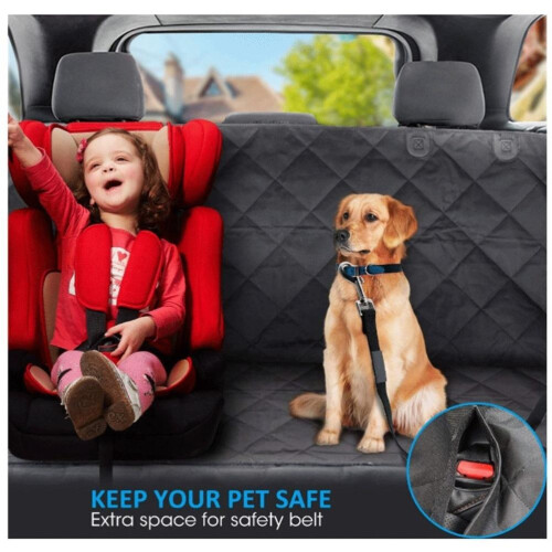 Κάλυμμα καθίσματος αυτοκινήτου για σκύλους με εύκολη εγκατάσταση, ανθεκτικό 2