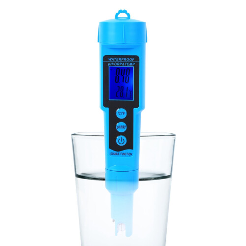 Easy To Operate Digital Salinity Tester With LCD Display Compact Size ATC Function Water Temperature Compensation IP67Waterproof High Accuracy For 1