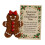 Συναισθηματική Υποστήριξη Gingerbread Men Ακρυλικό Gingerbread Pocket Hugs με Κάρτα Θετικής 2