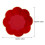 Red Traditional Chinese Style Plastic Candy Plate for Wedding Storage and Serving 2