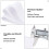 Flat Elastic Rubber Cord/Band Webbing Garment Sewing Accessories White 49mm about 20m/Roll 3