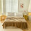 Solid Color Coral Fleece Blanket with Butterfly Pattern 4