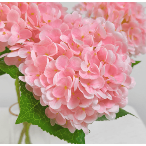 Real Touch Blue Hydrangea Artificial Flowers with Stems, 3 Pcs, for Home, Wedding, Outdoors – Compatible with Vase 2