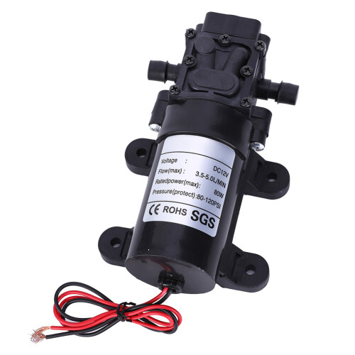 12V αντλία διαφραγμάτων υψηλής πίεσης αυτόματης αναρρόφησης ΣΥΝΕΧΟΥΣ υδραντλιών 1