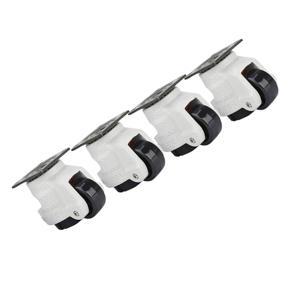 4pcs 1.5" Industrial Swivel Level Casters