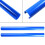 BMW E60/E65/E66 Front Trim Strips Blue V Wrap 4
