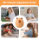 Capybara Cartoon Timer 60-Minute Manual Countdown Toy 8