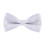 Bow Ties Solid Color Adjustable Bow Tie Collection for Kids and Boys White Free Size 4