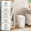 Auto Trash Can with Touchless Sensor 2.7 Gal 2-Pack 2