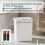 Auto Trash Can with Touchless Sensor 2.7 Gal 2-Pack 4