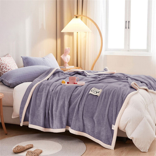 Pryess Fleece Knee Blanket Thick Warm Throw 1 pc 1