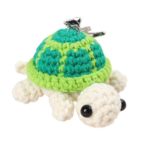 Hand-Woven Mini Turtle Crochet Kit with Affirmations 2