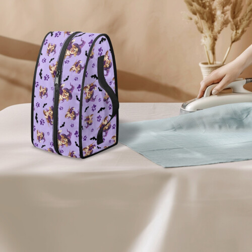 Steamer Storage Bag with Dog Paw Print Pattern 2