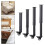 Adjustable Coffee Table Feet with Wheels Set of 4 4