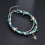 Women's Starfish Anklet Alloy Turquoise Beaded Boho Style 6