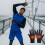 Touchscreen Gloves Insulated Waterproof Black Unisex 7