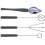 1 Set Drizzling Spoon for Chocolate and Sauce Dispensing Tools with Anti-Rust Technology for Tableware Use 3